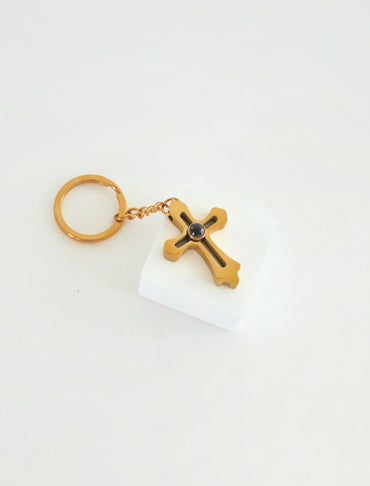 Llavero cruz Titán ojo de cristal