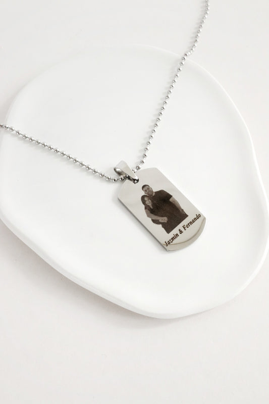 Placa Militar (llavero o cadena)