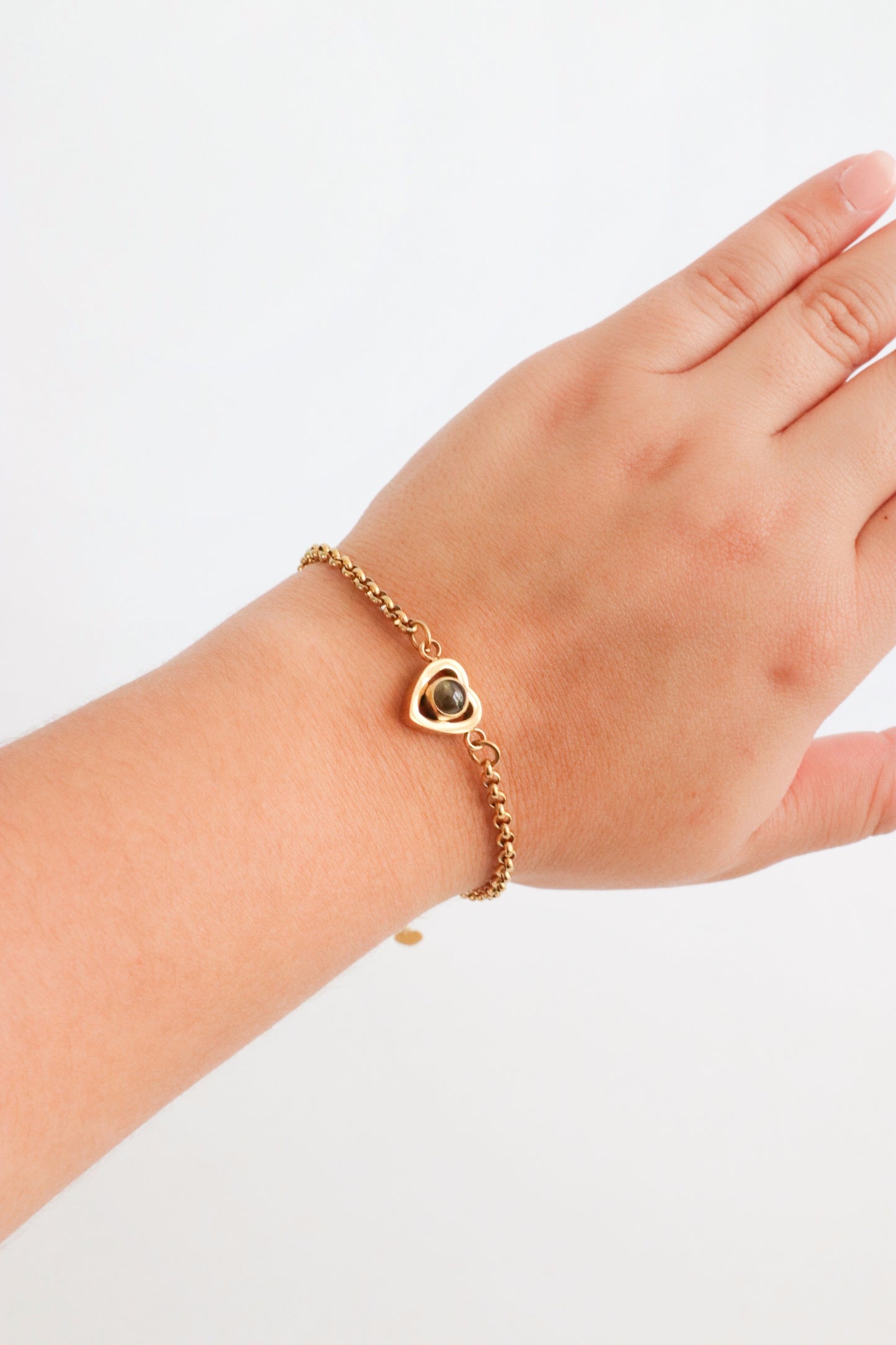 Pulsera Corazón de Cristal con tu foto favorita