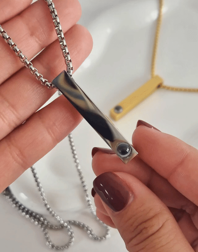 Cadena Cristal con tu foto personalizada