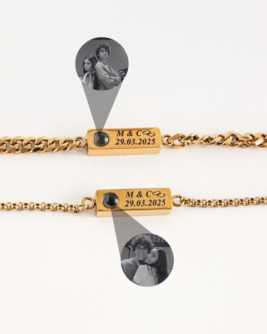 Pulsera Detalle de Cristal con foto personalizada