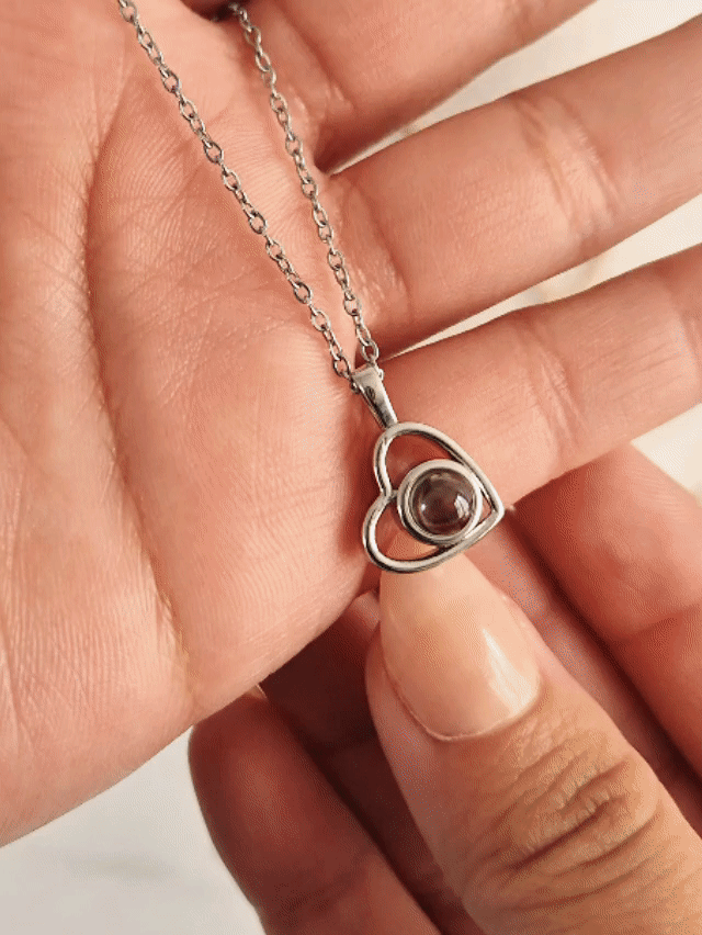 Cadena Te Amo en 100 idiomas ojo de cristal