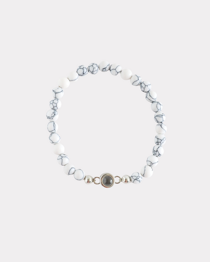 Brazalete ojo de cristal Howlita