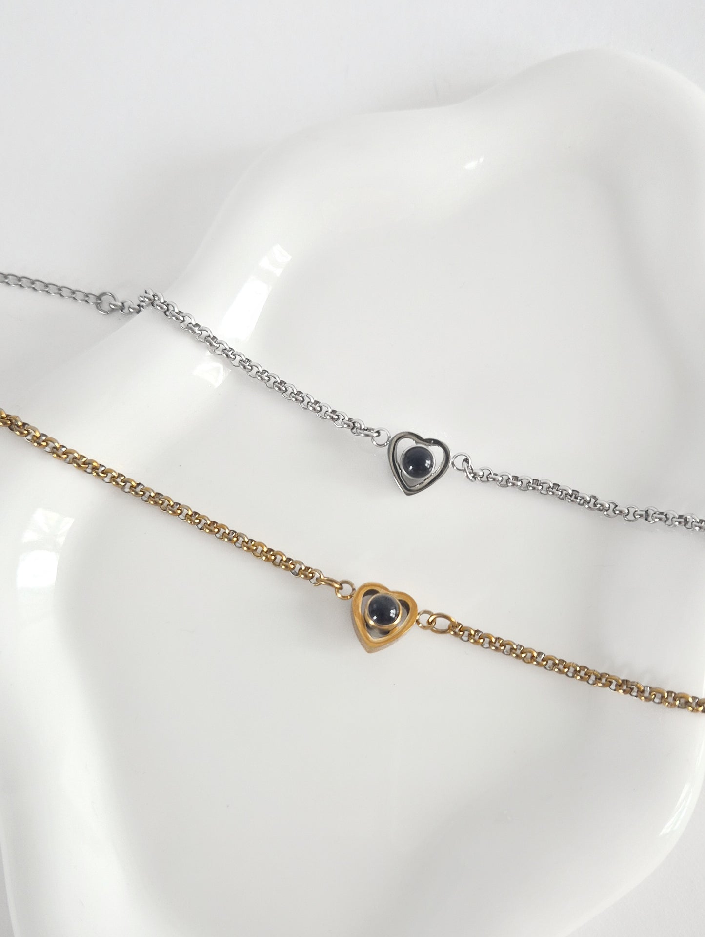 Pulsera Corazón de Cristal con tu foto favorita