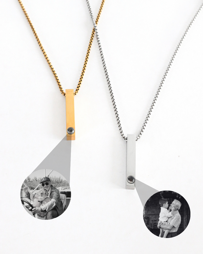 Cadena Cristal con tu foto personalizada