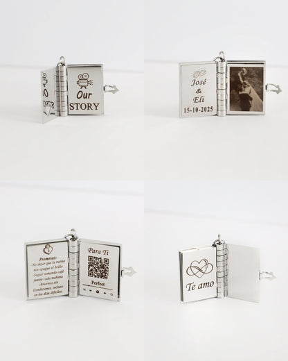 Llavero Libro de Amor