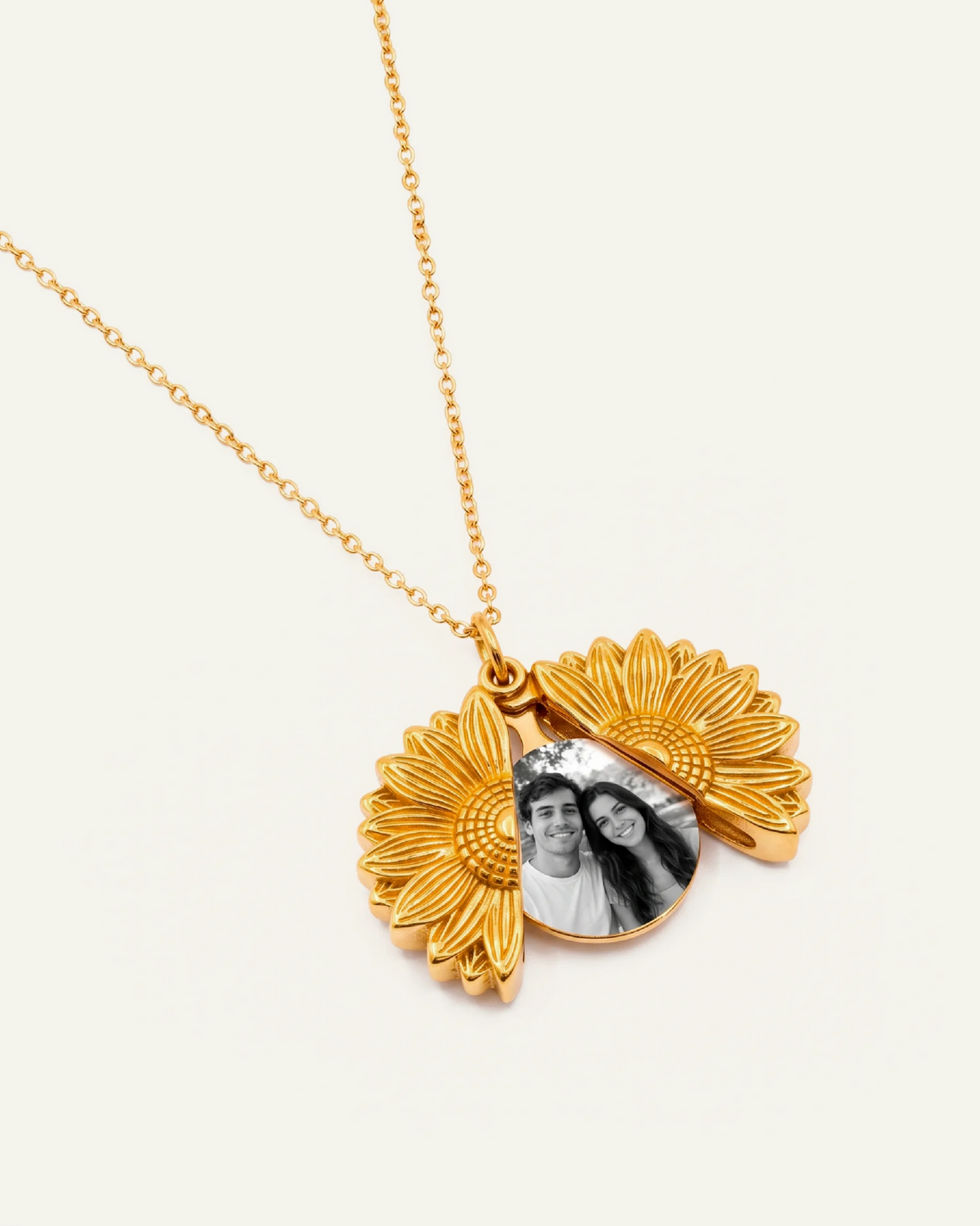 Collar de Girasol Con tu Foto Favorita