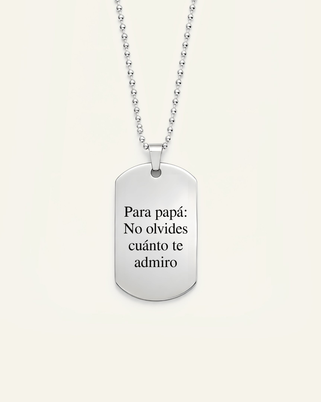 Placa Militar (llavero o cadena)