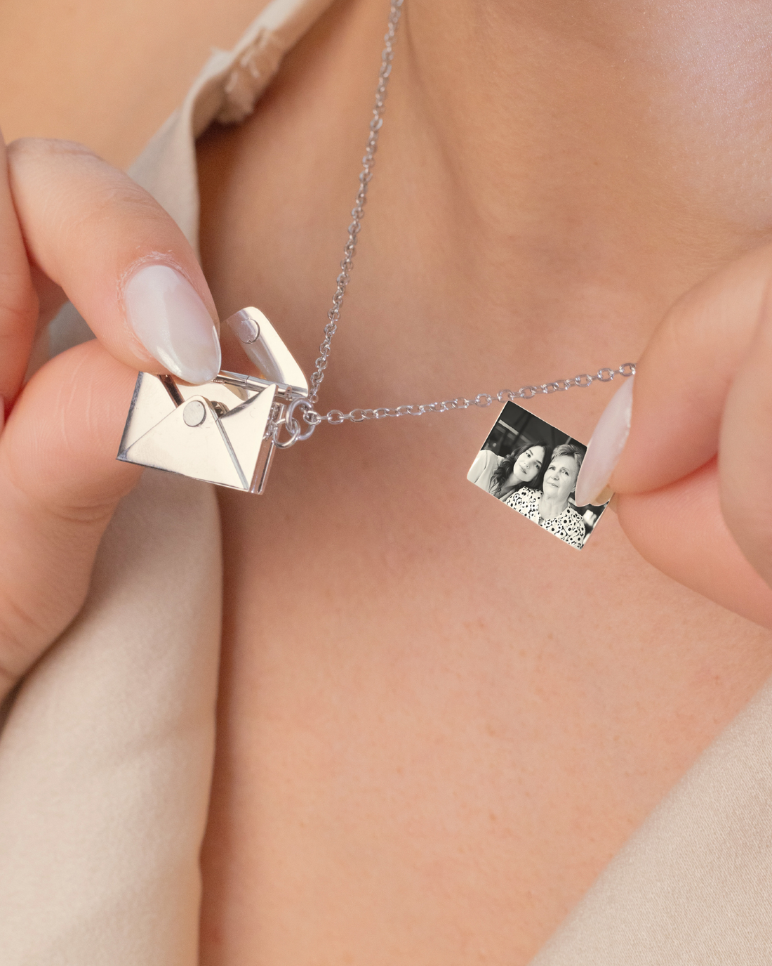 Cadena de Sobre con foto personalizada