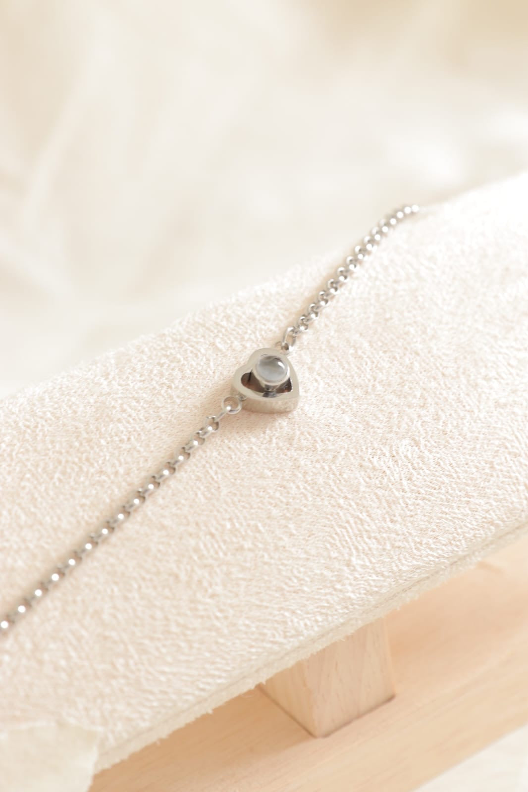 Pulsera Corazón de Cristal con tu foto favorita