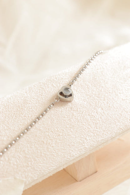 Pulsera Corazón de Cristal con tu foto favorita
