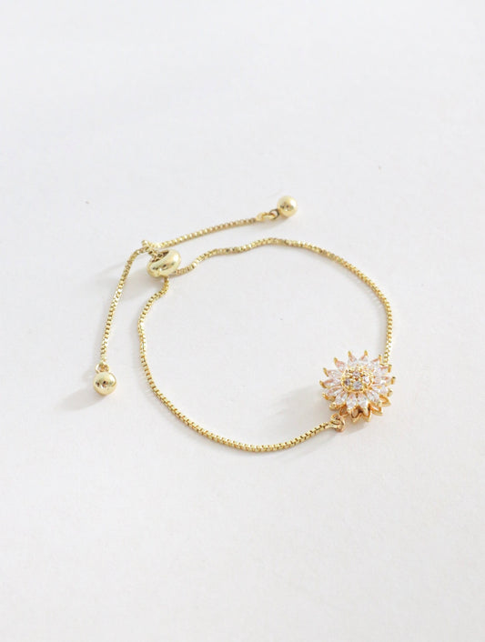 Brazalete flor giratorio anti-estrés