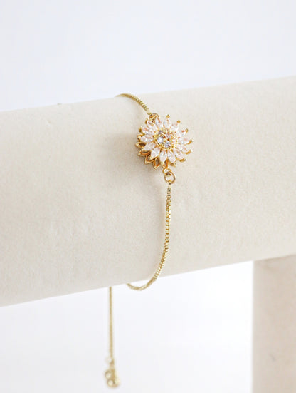 Brazalete flor giratorio anti-estrés