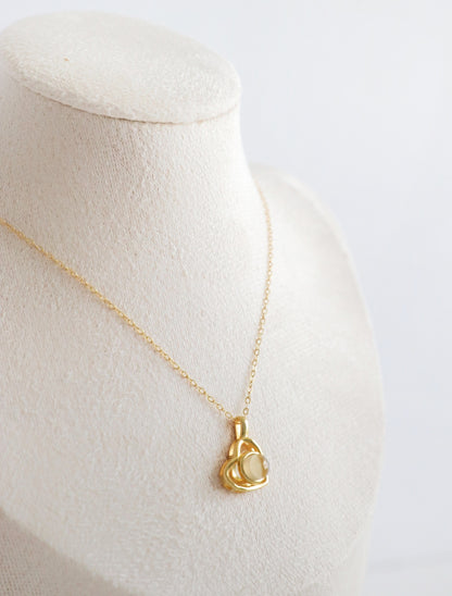 Cadena Plata 925 Mirada del alma ojo de cristal