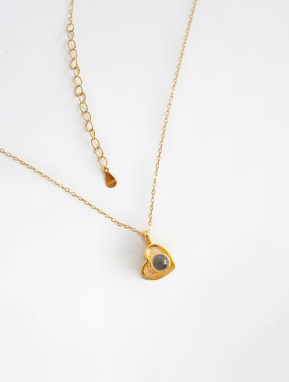 Cadena Plata 925 Mirada del alma ojo de cristal