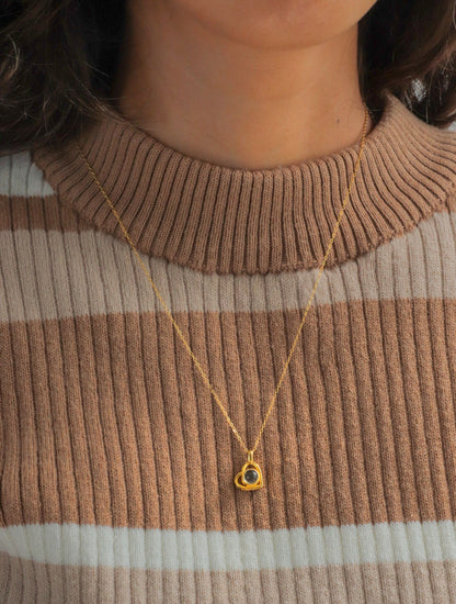 Cadena Plata 925 Mirada del alma ojo de cristal