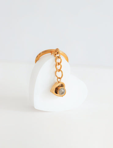 Llavero luz de mi corazón ojo de cristal