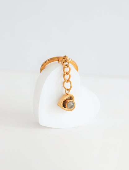 Llavero luz de mi corazón ojo de cristal