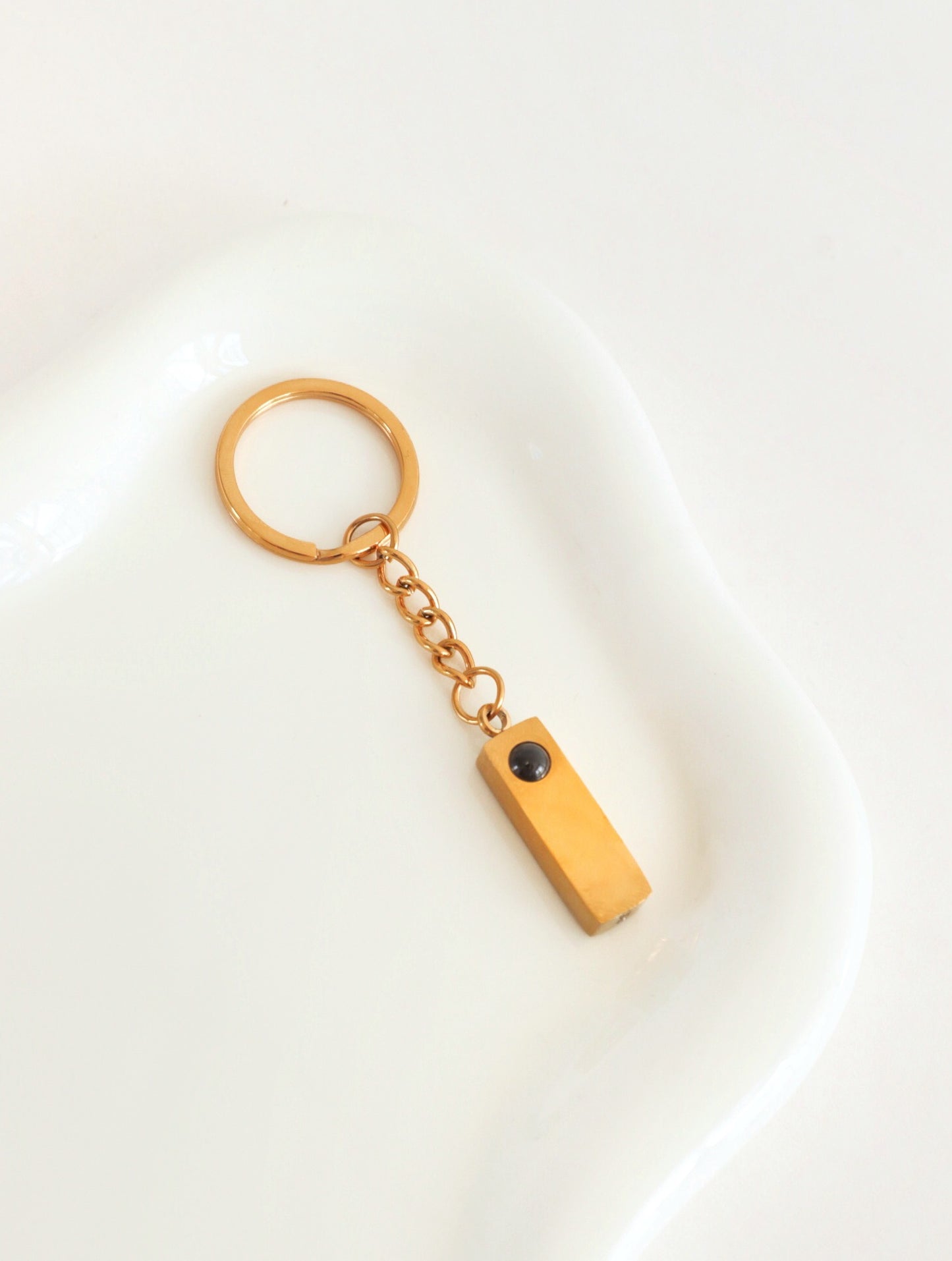 Llavero detalle de cristal