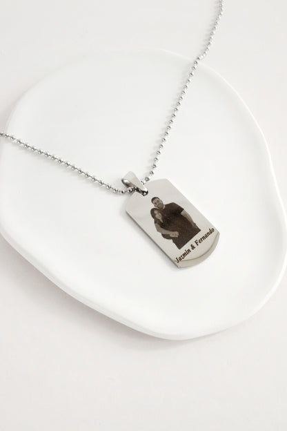 Placa Militar (llavero o cadena)