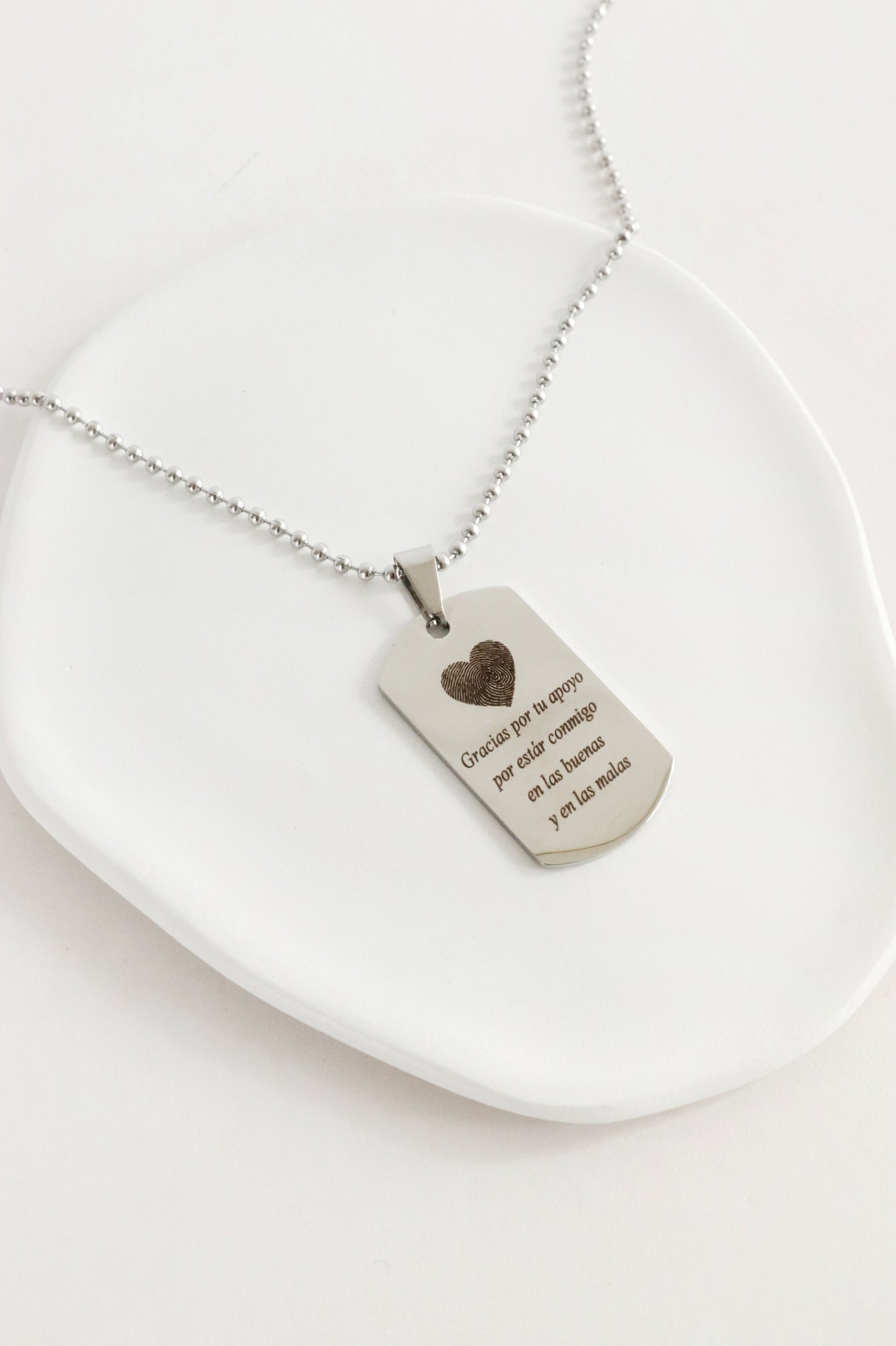 Placa Militar (llavero o cadena)