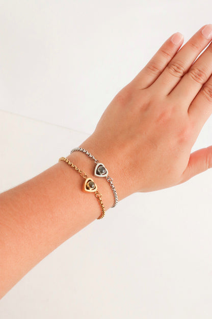 Pulsera Corazón de Cristal con tu foto favorita