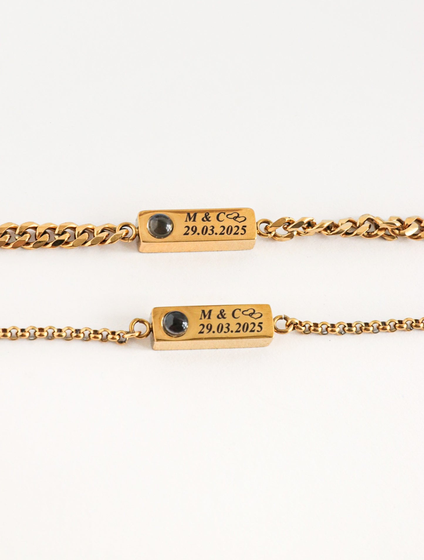 Pulsera Detalle de Cristal con foto personalizada