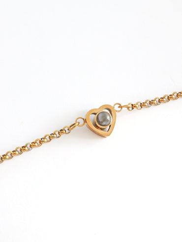 Pulsera Corazón de Cristal con tu foto favorita