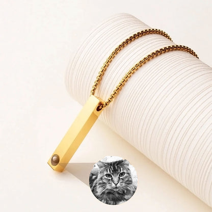 Cadena Cristal con tu foto personalizada