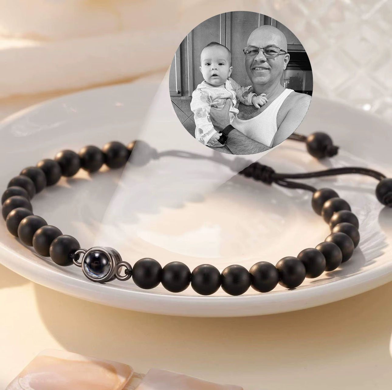 Pulsera Azabache de Cristal