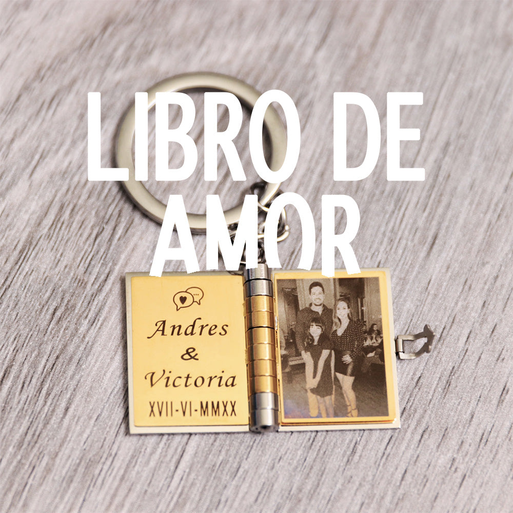 Llavero Libro de Amor