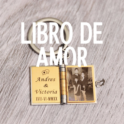 Llavero Libro de Amor