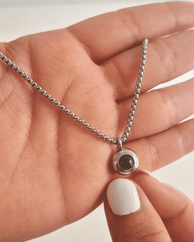Cadena Fénix Cristal para Caballero