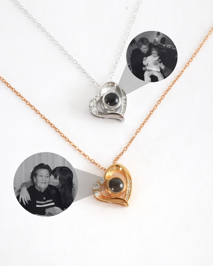 Cadena plata 925 corazón ojo de cristal