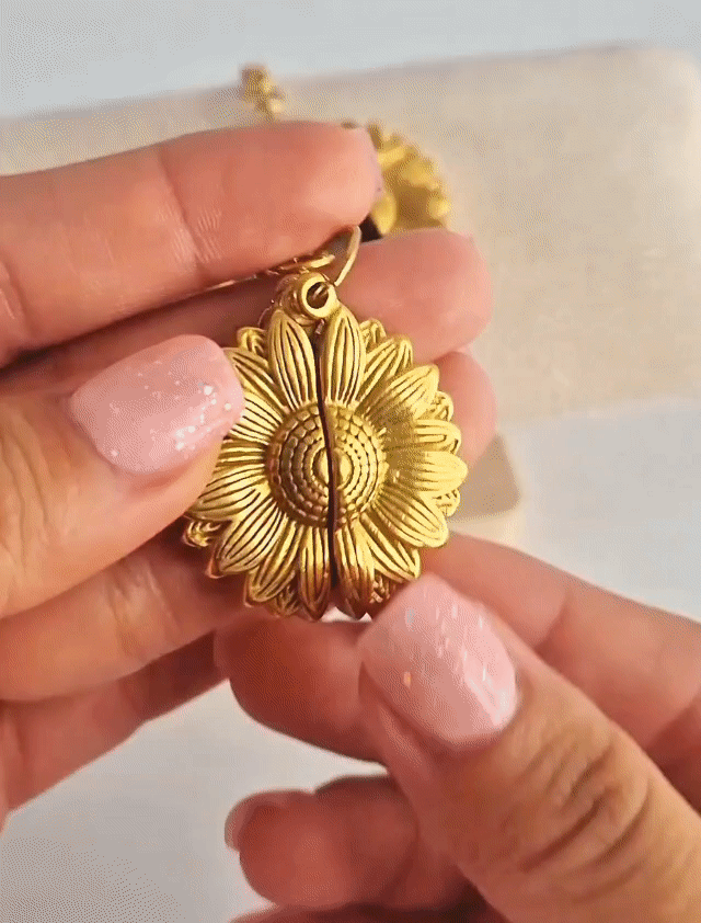 Llavero girasol con tu foto favorita