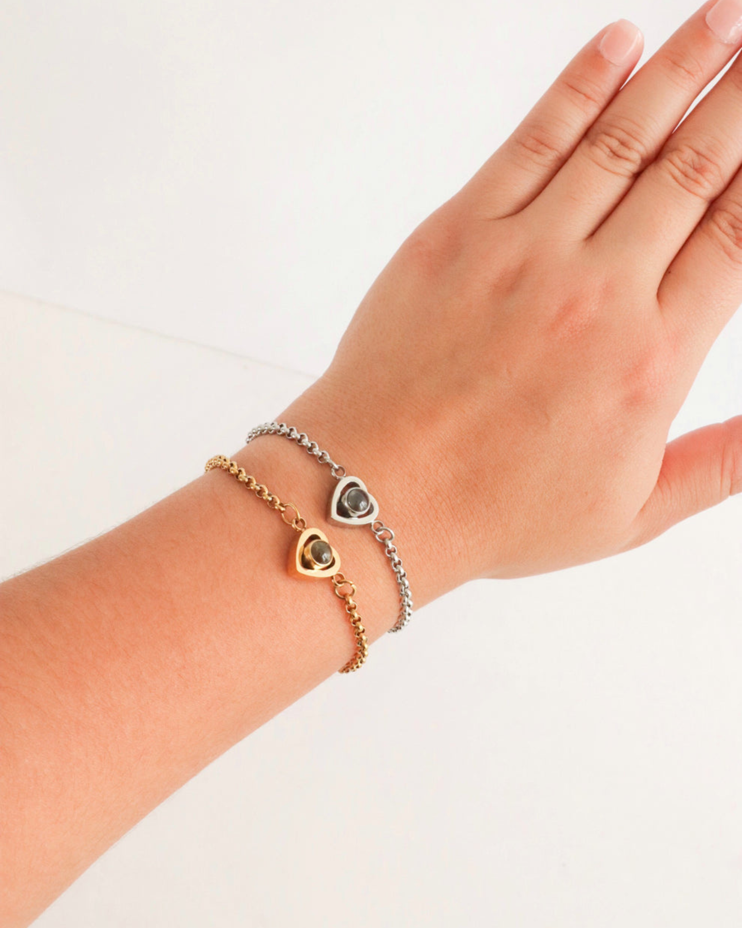 Pulsera Corazón de Cristal con tu foto favorita