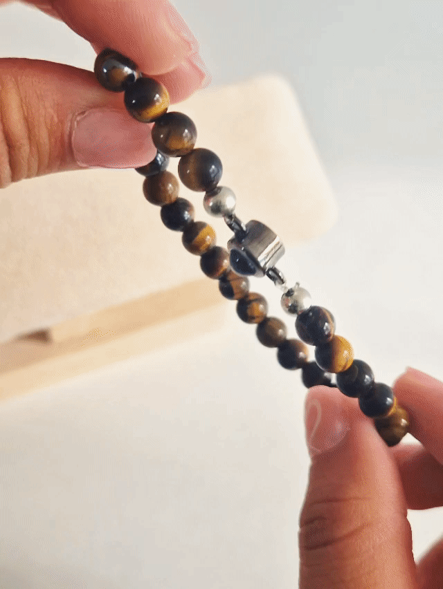 Brazalete ojo de tigre proyectable