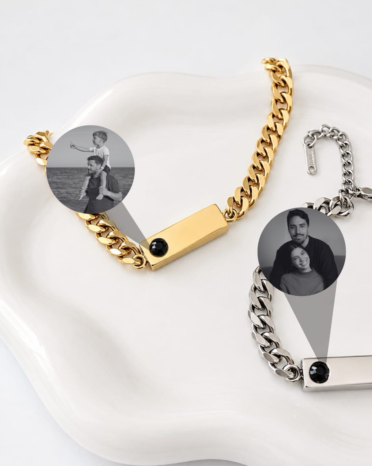 Pulsera Detalle de Cristal con foto personalizada